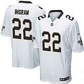 Nike Men & Women & Youth Saints #22 Mark Ingram White Team Color Game Jersey,baseball caps,new era cap wholesale,wholesale hats